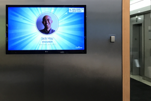 SenseiTV welcome screen for new team members